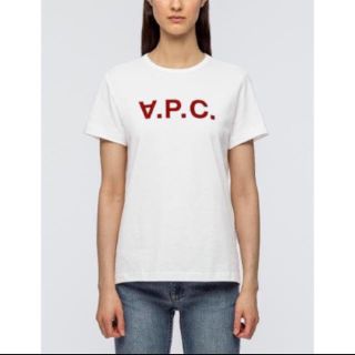 アーペーセー(A.P.C)のA.P.C アーペーセー ロゴ ホワイト Tシャツ(Tシャツ(半袖/袖なし))