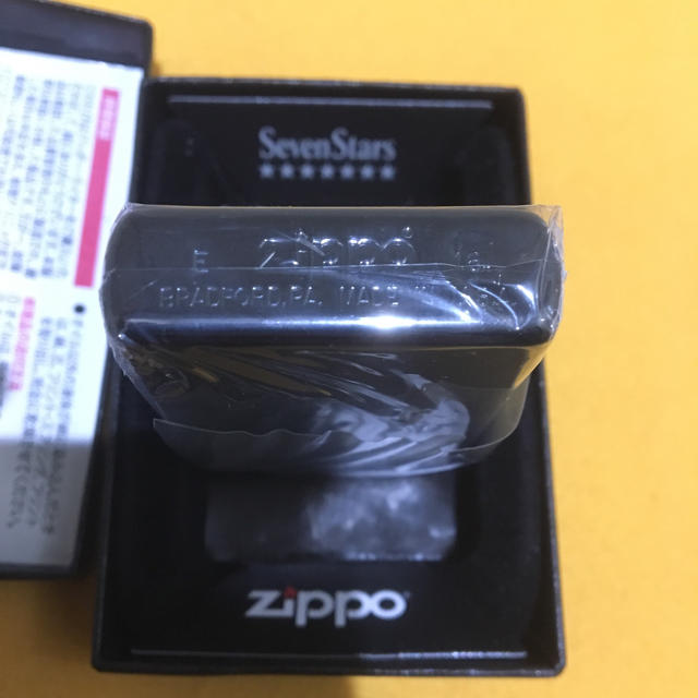 ZIPPO(ジッポー)のZIPPO sevenstars セブンスター 当選品ブラック 未使用品 メンズのファッション小物(タバコグッズ)の商品写真