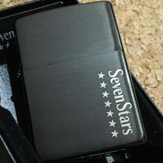 ジッポー(ZIPPO)のZIPPO sevenstars セブンスター 当選品ブラック 未使用品(タバコグッズ)