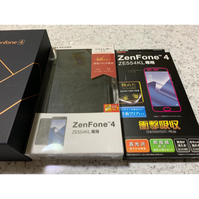 新品☆ASUS ZenFone4 ブラック ZE554KL-BK64S6☆国内版 2
