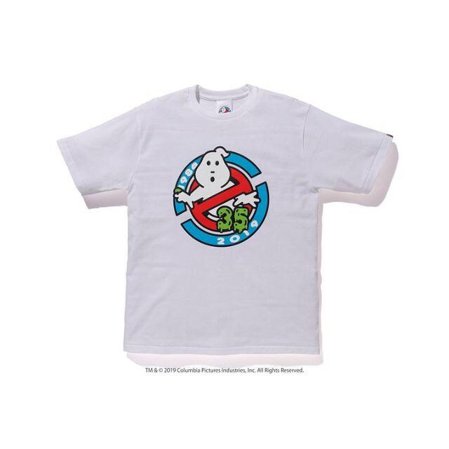 A BATHING APE(アベイシングエイプ)のbape GHOSTBUSTERS ゴーストバスターズ 白 M メンズのトップス(Tシャツ/カットソー(半袖/袖なし))の商品写真