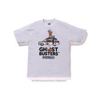 アベイシングエイプ(A BATHING APE)のbape GHOSTBUSTERS ゴーストバスターズ 白 M(Tシャツ/カットソー(半袖/袖なし))