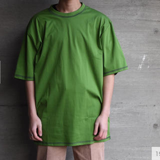 サンシー(SUNSEA)のman-tle t-shirts green(Tシャツ/カットソー(半袖/袖なし))
