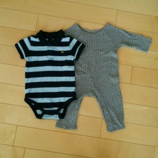 ベビーギャップ(babyGAP)のお得☆babyGAPロンパース２枚セット(ロンパース)