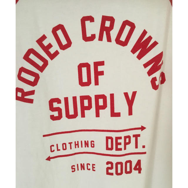 RODEO CROWNS(ロデオクラウンズ)のロデオ×チャンピオン コラボロンT Ｌ 美品 メンズのトップス(Tシャツ/カットソー(七分/長袖))の商品写真