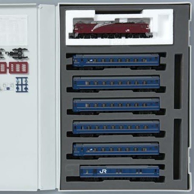 特急エルム　7両セット　ブルートレイン鉄道模型