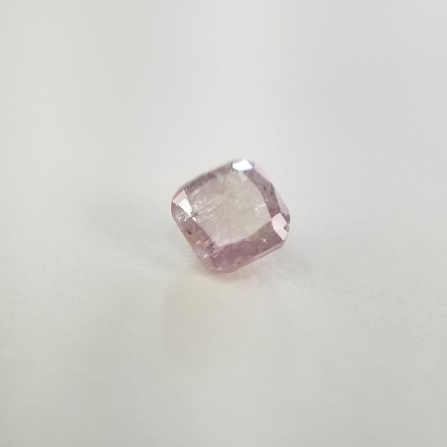 0.17ct 天然 ブラウン系 ピンクダイヤモンド 未ソーティング レディースのアクセサリー(その他)の商品写真