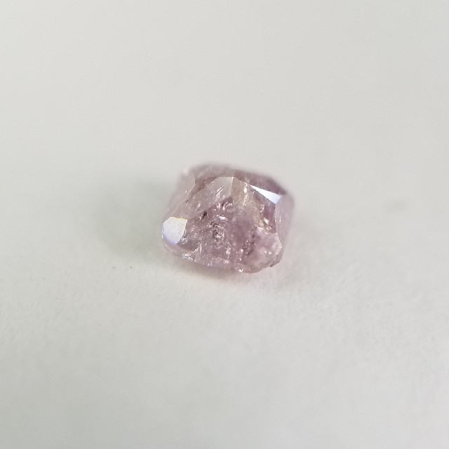 0.17ct 天然 ブラウン系 ピンクダイヤモンド 未ソーティング レディースのアクセサリー(その他)の商品写真