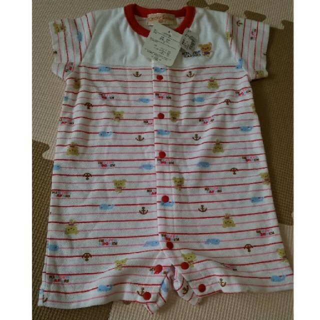 専用♥️女の子 半袖ロンパース 70 キッズ/ベビー/マタニティのベビー服(~85cm)(カバーオール)の商品写真