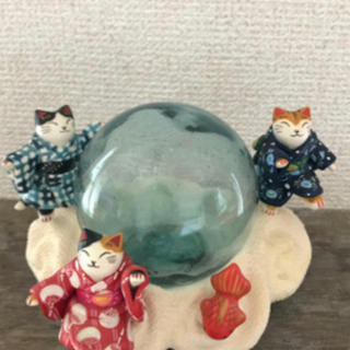 値下 ねこ人形作家  松本浩子さん 作品  招き猫ネコ 猫人形(人形)