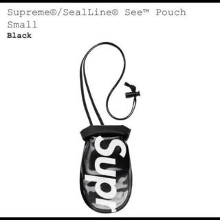 シュプリーム(Supreme)のSupreme 18ss Sealline See Pouch Black(ポーチ)