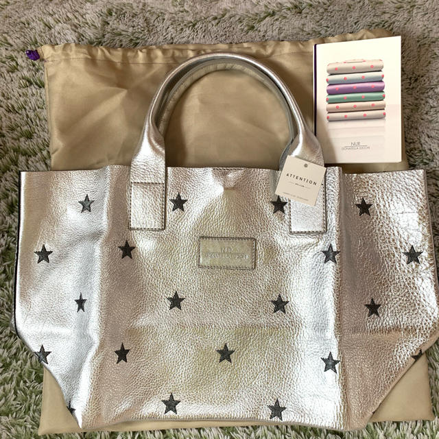クリアランス セール トートバッグ 星柄 NUR donatella lucchi