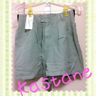 カスタネ(Kastane)のKastane◆タックショートパンツ(ショートパンツ)