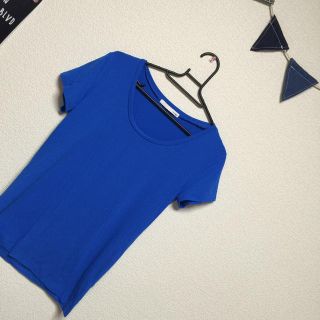 マウジー(moussy)のmoussy◆ブルーTシャツ(Tシャツ(半袖/袖なし))