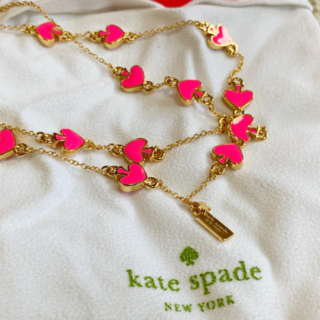 kate spade new york(ケイトスペードニューヨーク)のケイトスペードKate spade♠︎ロングネックレス スペード型 レディースのアクセサリー(ネックレス)の商品写真