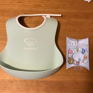 ベビービョルン(BABYBJORN)のベビービョルン スタイ&HAMICO セット(お食事エプロン)