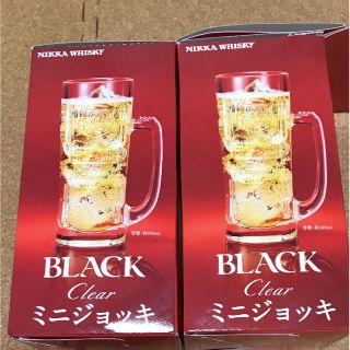 ニッカウイスキー(ニッカウヰスキー)のニッカ ウィスキー BLACK ミニジョッキ(グラス/カップ)