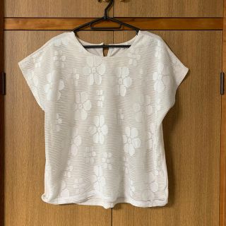 グローブ(grove)の半袖花柄シャツM(Tシャツ(半袖/袖なし))