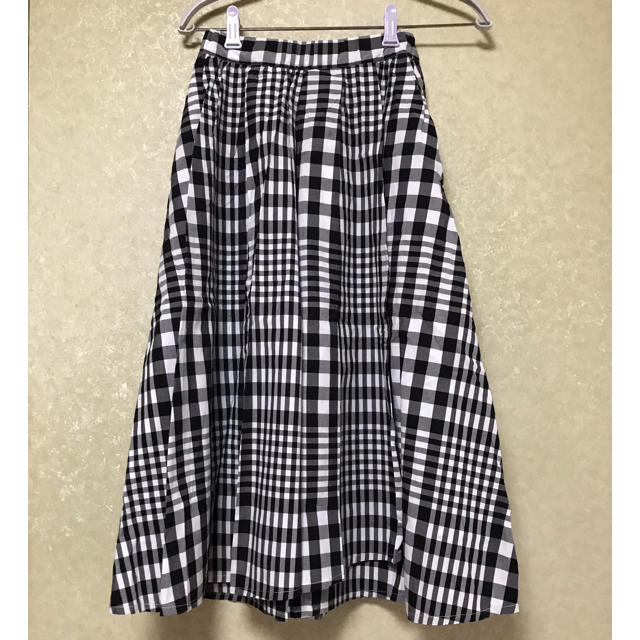 chocol raffine robe(ショコラフィネローブ)のchocol raffine 春夏向け☆ギンガムチェックスカート レディースのスカート(ロングスカート)の商品写真