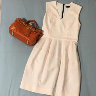 バーニーズニューヨーク(BARNEYS NEW YORK)の【Beau cheval様専用】YOKO CHAN Vネック ワンピース(ひざ丈ワンピース)