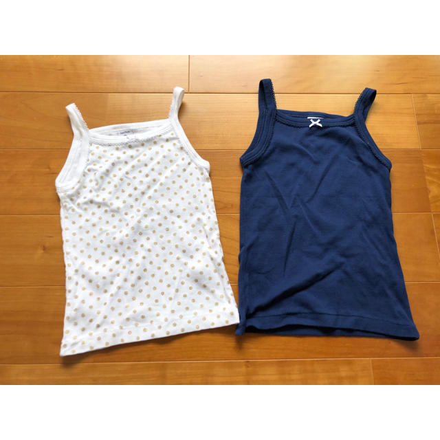 PETIT BATEAU(プチバトー)のプチバトー キッズキャミソール【95】 キッズ/ベビー/マタニティのキッズ服女の子用(90cm~)(下着)の商品写真