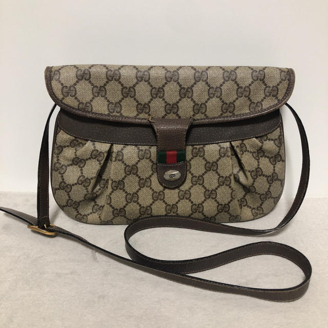 Gucci - GUCCI オールドグッチ 2way ショルダーバッグ シェリーライン GG柄の通販 by パンダP's shop｜グッチならラクマ