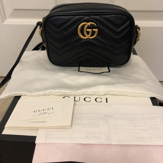 Gucci - 本物 グッチ マーモント ショルダーバックの通販 by Mina 's shop｜グッチならラクマ