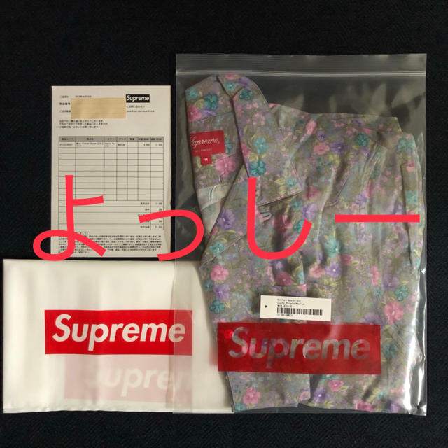 Supreme(シュプリーム)のM 紫 Supreme Mini Floral Rayon S/S Shirt メンズのトップス(シャツ)の商品写真