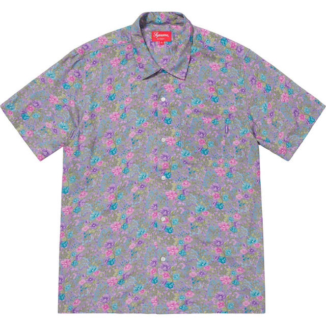 Supreme(シュプリーム)のM 紫 Supreme Mini Floral Rayon S/S Shirt メンズのトップス(シャツ)の商品写真
