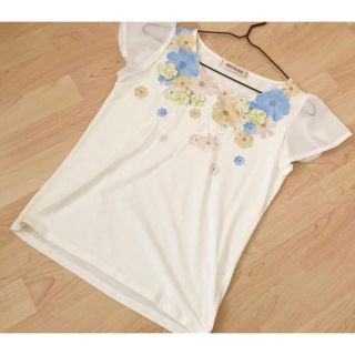 ミッシュマッシュ(MISCH MASCH)の花柄❁Tシャツ   (Tシャツ(半袖/袖なし))