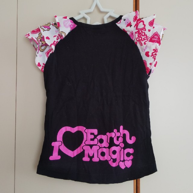 EARTHMAGIC(アースマジック)のアースマジック☆120センチ。カットソー キッズ/ベビー/マタニティのキッズ服女の子用(90cm~)(Tシャツ/カットソー)の商品写真