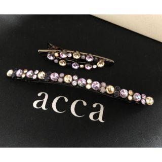 アッカ(acca)のacca  アッカ  レア   セット  ガンメタ  クリップ  バレッタ(バレッタ/ヘアクリップ)