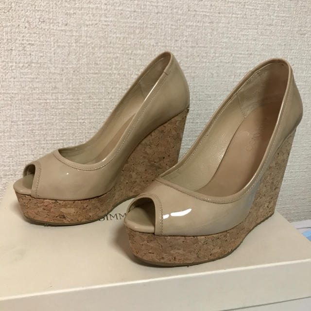 JIMMY CHOO(ジミーチュウ)の【yukosora様専用】ジミーチュウ ウエッジソール  パンプス レディースの靴/シューズ(ハイヒール/パンプス)の商品写真