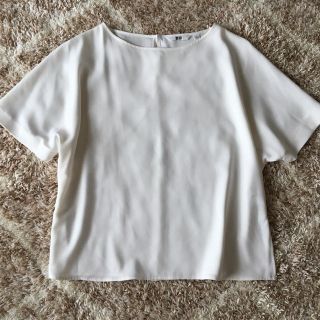 ユニクロ(UNIQLO)のまるこ様専用☆生成りボーダーと2点(カットソー(半袖/袖なし))