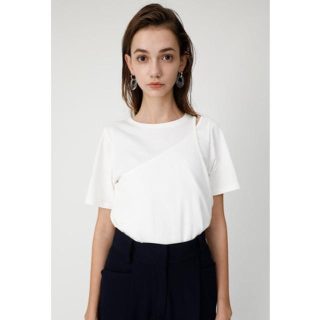 MOUSSY  ASYMMETRY LAYERED TEE
