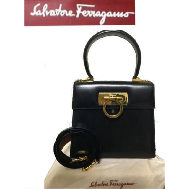 Salvatore Ferragamo❤️フェラガモ ガンチーニ ハンドバッグ-