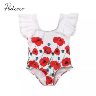 ザラキッズ(ZARA KIDS)のフリルFLOWER 水着(水着)