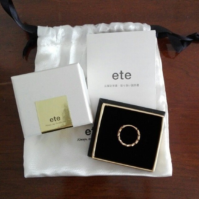 ete(エテ)のete ピンキーリング 1号 レディースのアクセサリー(リング(指輪))の商品写真