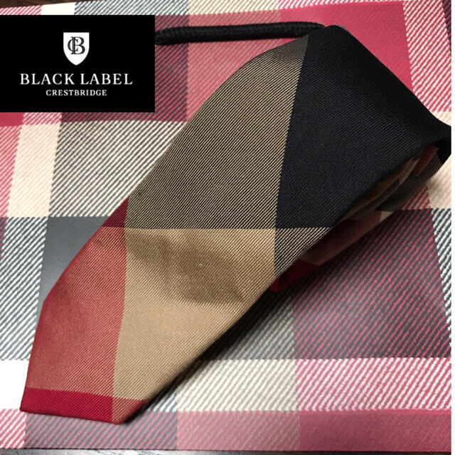 BLACK LABEL CRESTBRIDGE - 【貴重】クレストブリッジ チェック ネクタイの通販 by ねこ's shop｜ブラック