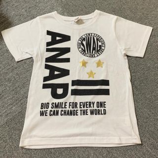 アナップキッズ(ANAP Kids)のANAP☆size130 Tシャツ 白(Tシャツ/カットソー)