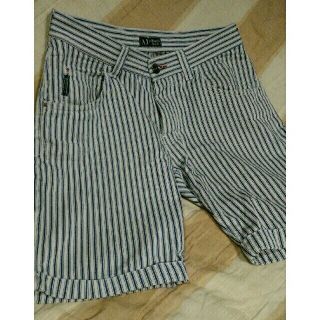 SALE/ ARMANI JEANS アルマーニ ジーンズ ショートパンツ カジュアル シャンブレー ベージュ (メンズ 38) N5848