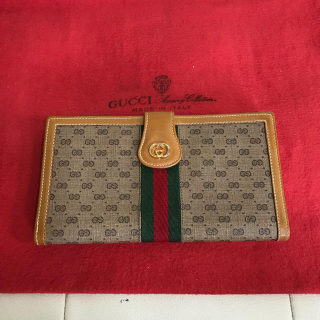 Gucci - 美品！人気 GUCCI オールド グッチ シェリーライン 小銭入れ 長 財布の通販 by Safari｜グッチならラクマ