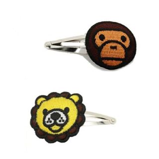 アベイシングエイプ(A BATHING APE)のBAPE KIDS BABY MILO/BAPE ライオンヘアクリップ★♪ (その他)