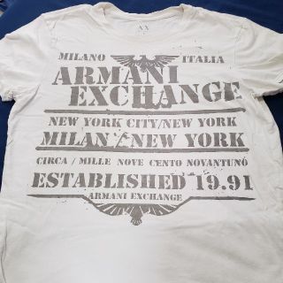 アルマーニエクスチェンジ(ARMANI EXCHANGE)のアルマーニエクスチェンジ　ARMANI Tシャツ　Lサイズ(Tシャツ/カットソー(半袖/袖なし))