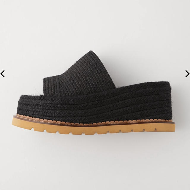 moussy JUTE SOLE WEDGE ミュール サンダル