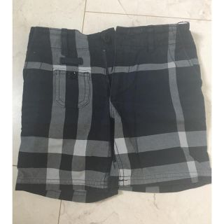 バーバリー(BURBERRY)のBurberry Children チェック柄ショートパンツ 4Y104㎝(パンツ/スパッツ)