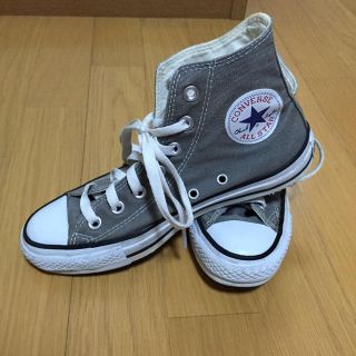 コンバース(CONVERSE)のコンバース★グレー★24センチ(スニーカー)