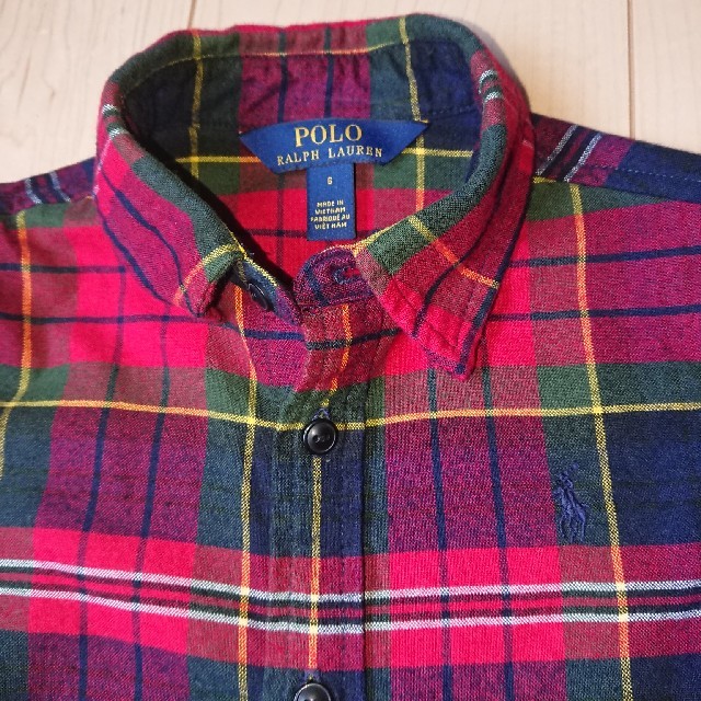 POLO RALPH LAUREN(ポロラルフローレン)のラルフローレン シャツ キッズ/ベビー/マタニティのキッズ服女の子用(90cm~)(ブラウス)の商品写真