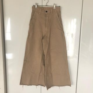 ロンハーマン(Ron Herman)のR.H. VINTAGEワイドパンツ カットオフ フレアチノパンツ(チノパン)