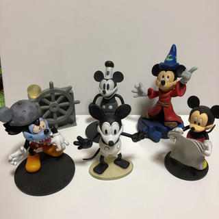 ディズニー(Disney)のミッキーマウス フィギア5体(キャラクターグッズ)